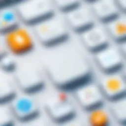 A collection of Mac keyboard shortcut symbols