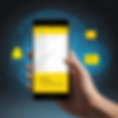 Security Measures in Snapchat Pay Visual representation of security measures in digital payments