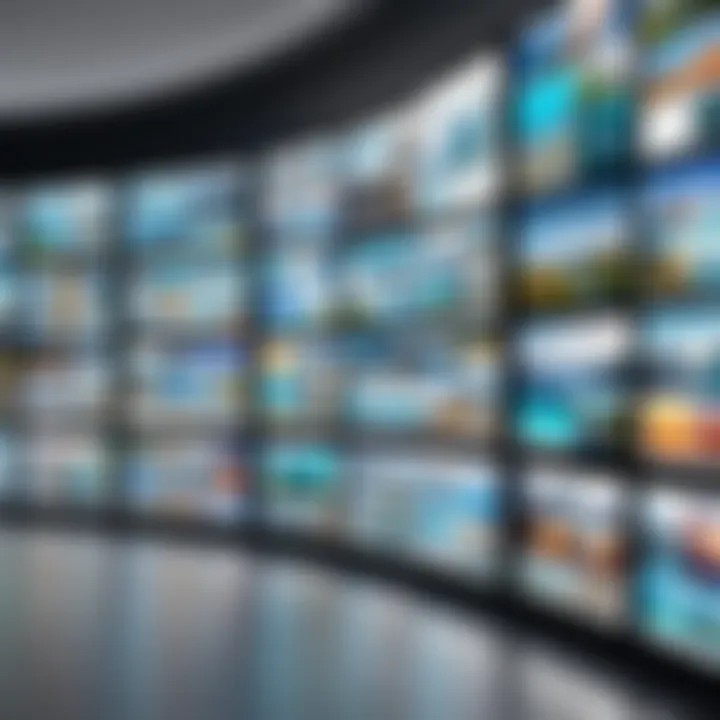 An organized gallery displaying various digital images