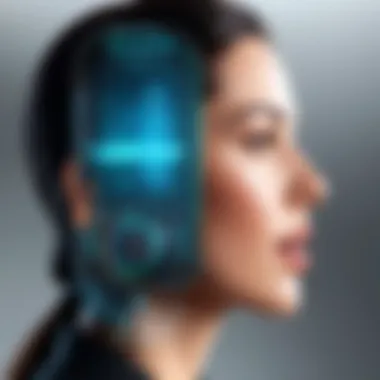 Voice Modulation Technology Interface Illustration of voice modulation technology interface