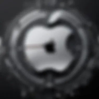 Apple's Vision for the Future Illustration of Apple's logo with futuristic elements