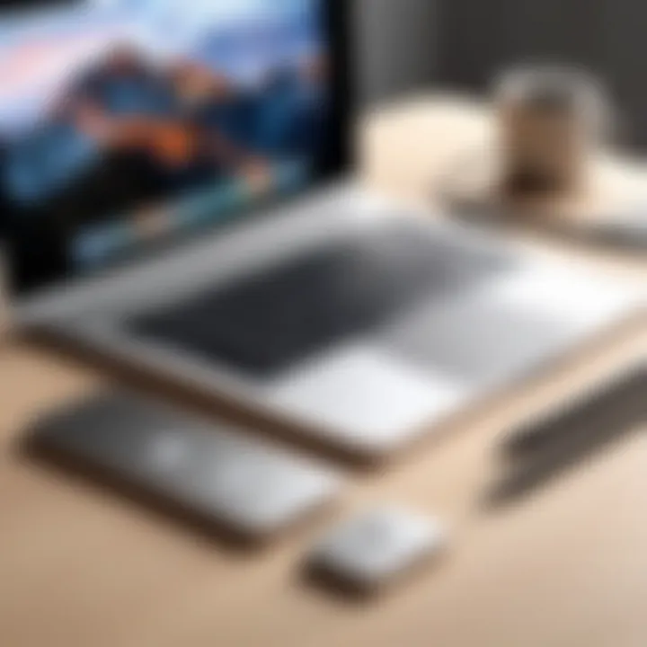 Variety of accessories for enhancing drawing experience on MacBook