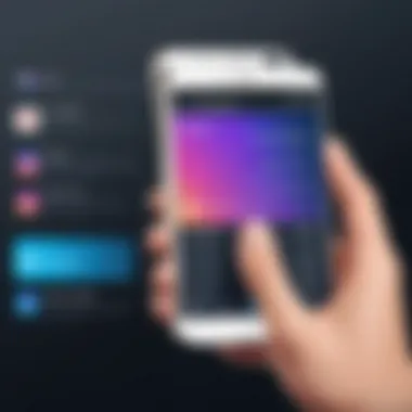 Strategies for Maximizing Audience Engagement Engaging visuals illustrating audience interaction on Instagram