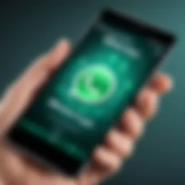 WhatsApp installation on smartphone