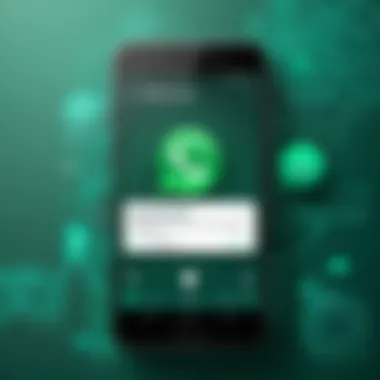 WhatsApp interface showcase