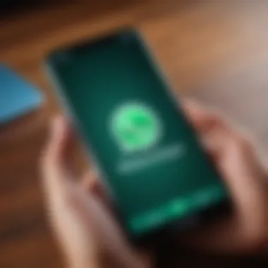 WhatsApp Settings for Backup and Restore Visual representation of WhatsApp settings for backup and restore