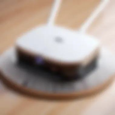 Close-up of Xiaomi mop demonstrating its smart technology integration